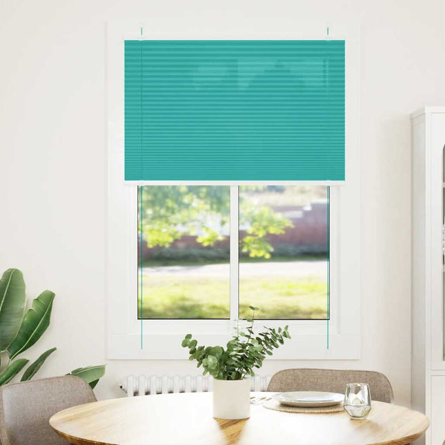 Plisségardin Benzin Grøn 85x150 cm Stofbredde 84,4 cm Polyester