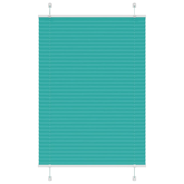 Plisségardin Benzin Grøn 90x150 cm Stofbredde 89,4 cm Polyester