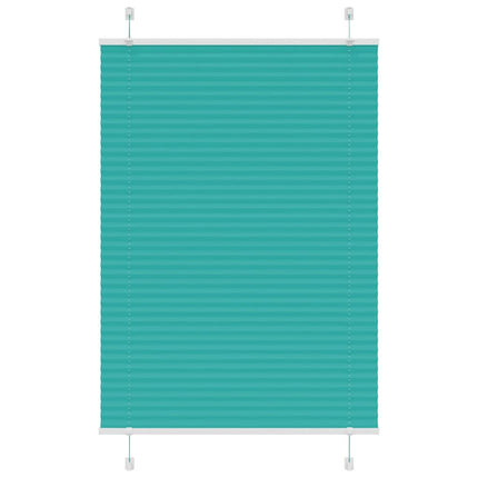 Plisségardin Benzin Grøn 95x150 cm Stofbredde 94,4 cm Polyester