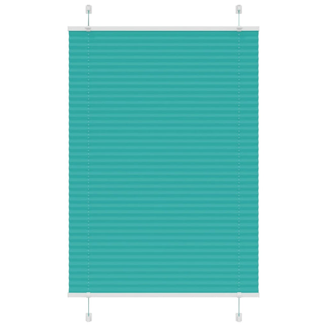 Plisségardin Benzin Grøn 95x150 cm Stofbredde 94,4 cm Polyester
