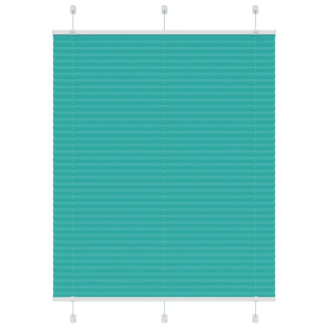 Plisségardin Benzin Grøn 105x150cm Stofbredde 104,4cm Polyester
