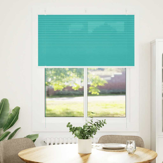 Plisségardin Benzin Grøn 105x150cm Stofbredde 104,4cm Polyester