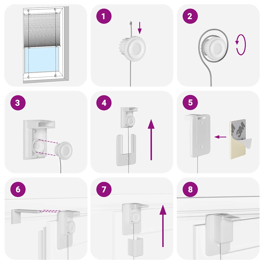 Plisségardin Benzin Grøn 55x200 cm Stofbredde 54,4 cm Polyester