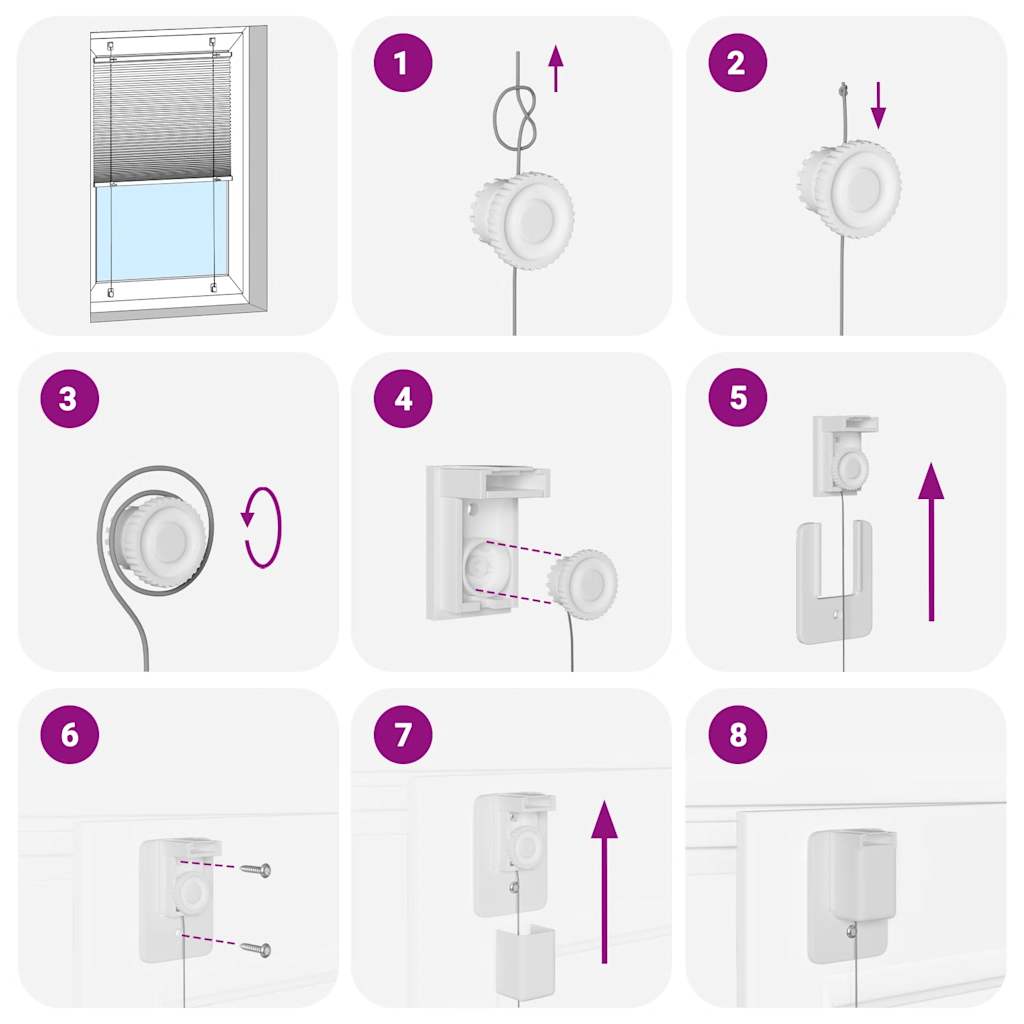 Plisségardin Benzin Grøn 55x200 cm Stofbredde 54,4 cm Polyester