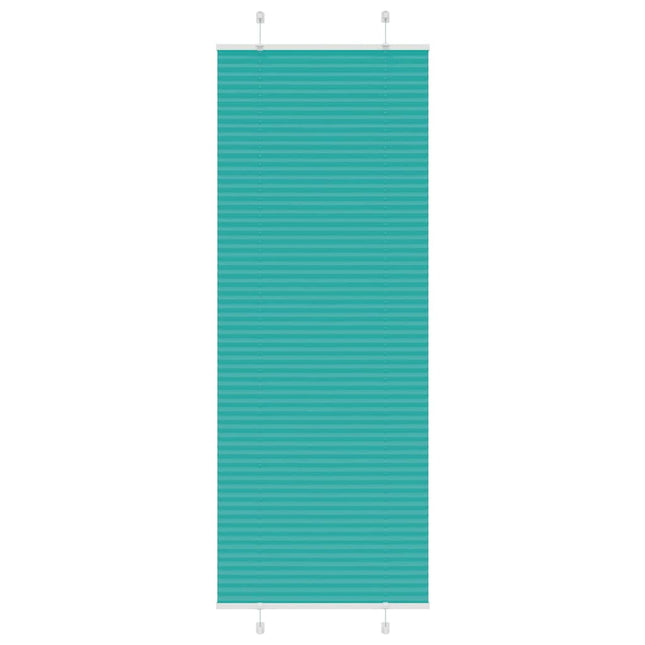 Plisségardin Benzin Grøn 75x200 cm Stofbredde 74,4 cm Polyester