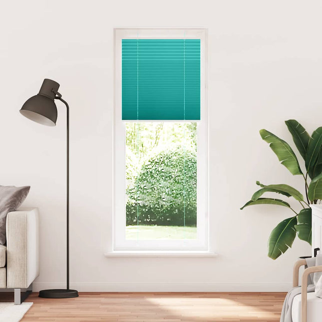 Plisségardin Benzin Grøn 80x200 cm Stofbredde 79,4 cm Polyester