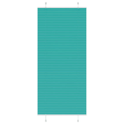 Plisségardin Benzin Grøn 85x200 cm Stofbredde 84,4 cm Polyester