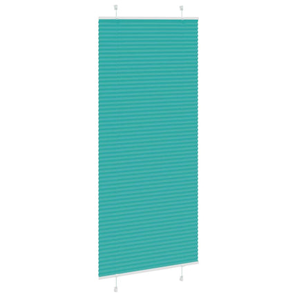 Plisségardin Benzin Grøn 85x200 cm Stofbredde 84,4 cm Polyester