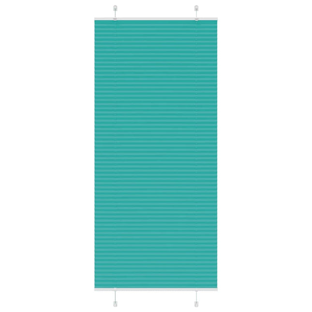 Plisségardin Benzin Grøn 90x200 cm Stofbredde 89,4 cm Polyester