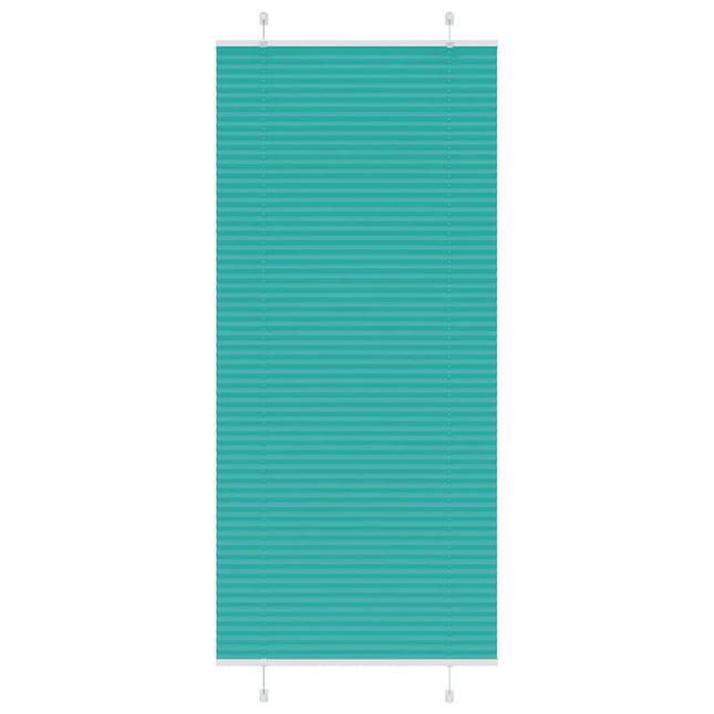 Plisségardin Benzin Grøn 95x200 cm Stofbredde 94,4 cm Polyester