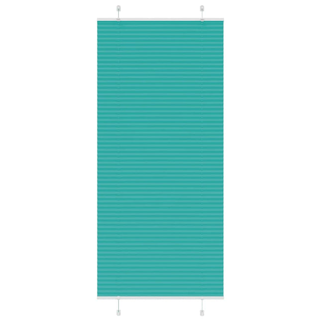 Plisségardin Benzin Grøn 100x200 cm Stofbredde 99,4cm Polyester