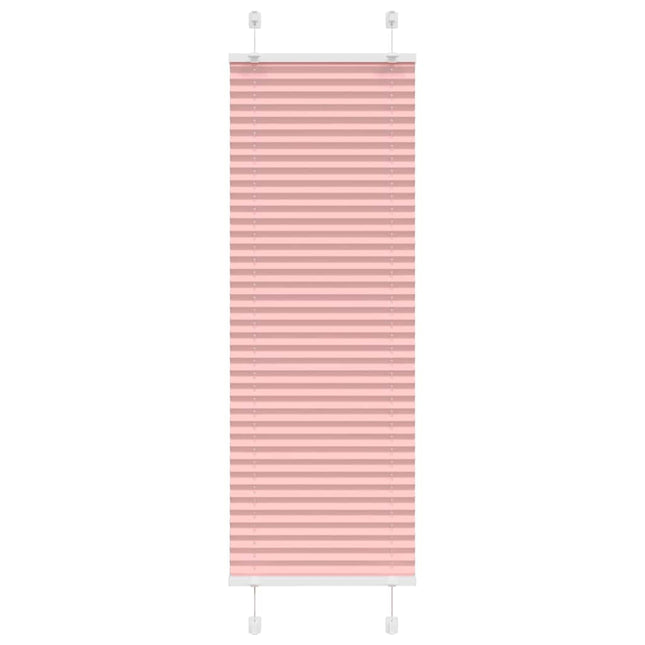 Plisségardin Lyserød 45x100 cm Stofbredde 44,4 cm Polyester