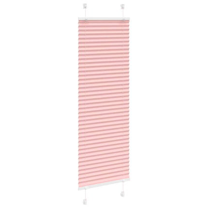 Plisségardin Lyserød 45x100 cm Stofbredde 44,4 cm Polyester