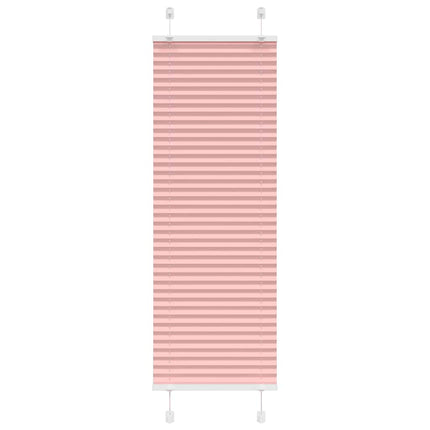 Plisségardin Lyserød 50x100 cm Stofbredde 49,4 cm Polyester