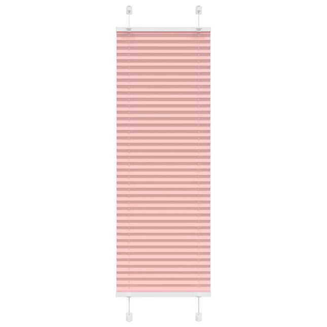 Plisségardin Lyserød 50x100 cm Stofbredde 49,4 cm Polyester