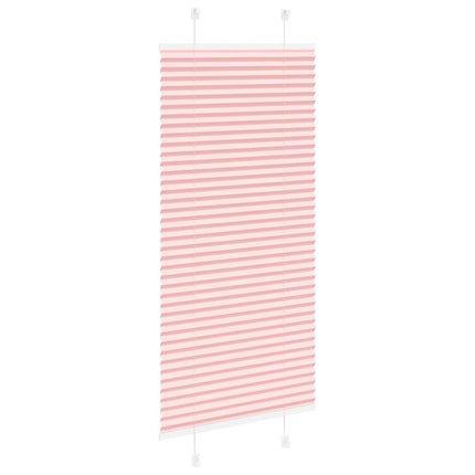 Plisségardin Lyserød 55x100 cm Stofbredde 54,4 cm Polyester