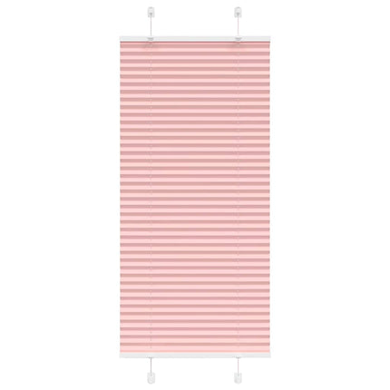 Plisségardin Lyserød 60x100 cm Stofbredde 59,4 cm Polyester