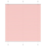 Plisségardin Lyserød 115x100 cm Stofbredde 114,4 cm Polyester