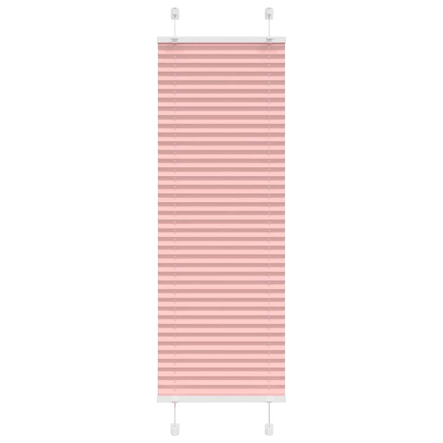 Plisségardin Lyserød 45x150 cm Stofbredde 44,4 cm Polyester