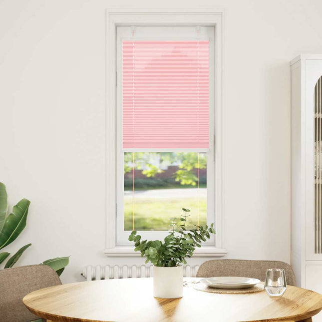 Plisségardin Lyserød 45x150 cm Stofbredde 44,4 cm Polyester
