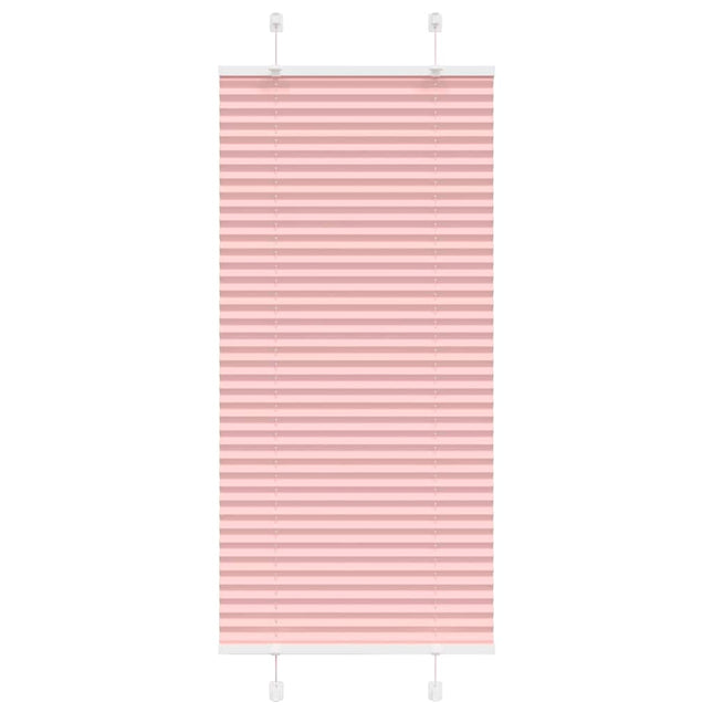 Plisségardin Lyserød 55x150 cm Stofbredde 54,4 cm Polyester