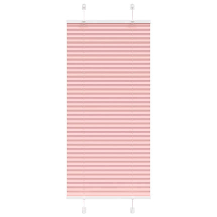Plisségardin Lyserød 60x150 cm Stofbredde 59,4 cm Polyester