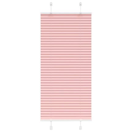 Plisségardin Lyserød 65x150 cm Stofbredde 64,4 cm Polyester