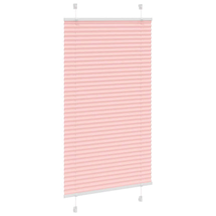 Plisségardin Lyserød 70x150 cm Stofbredde 69,4 cm Polyester
