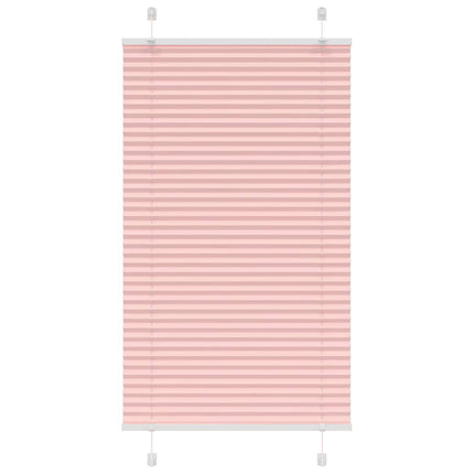 Plisségardin Lyserød 80x150 cm Stofbredde 79,4 cm Polyester