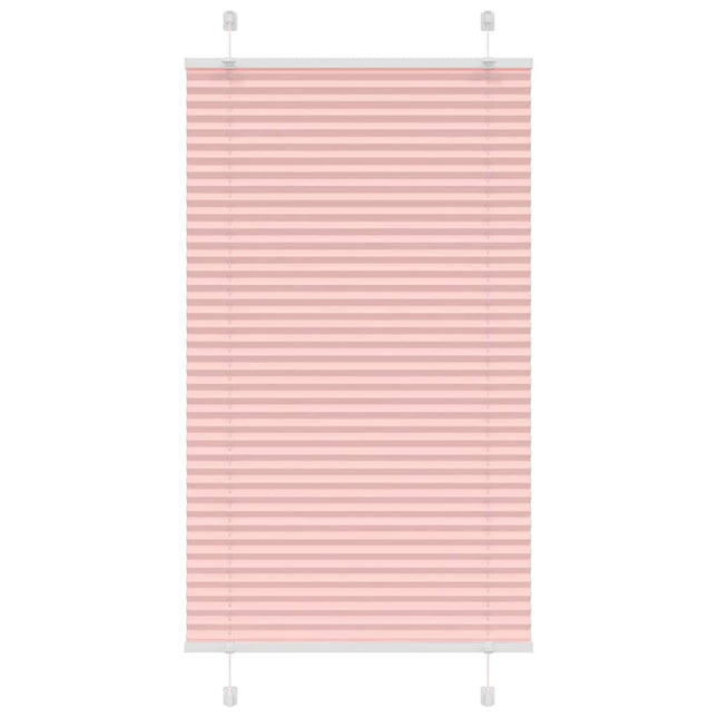 Plisségardin Lyserød 80x150 cm Stofbredde 79,4 cm Polyester