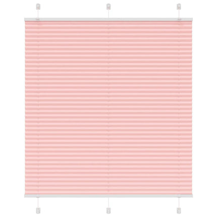 Plisségardin Lyserød 115x150 cm Stofbredde 114,4 cm Polyester