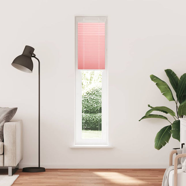 Plisségardin Lyserød 40x200 cm Stofbredde 39,4 cm Polyester