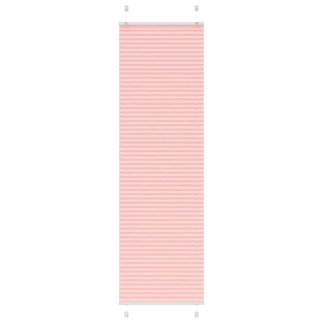 Plisségardin Lyserød 60x200 cm Stofbredde 59,4 cm Polyester