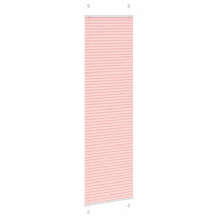 Plisségardin Lyserød 65x200 cm Stofbredde 64,4 cm Polyester