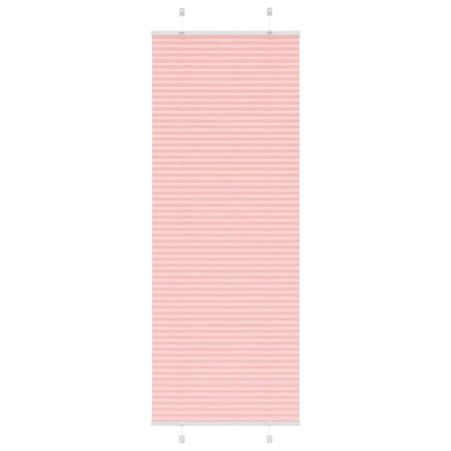 Plisségardin Lyserød 70x200 cm Stofbredde 69,4 cm Polyester