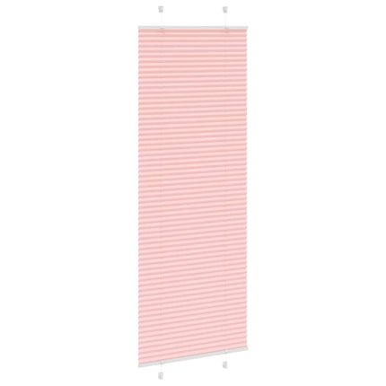 Plisségardin Lyserød 70x200 cm Stofbredde 69,4 cm Polyester