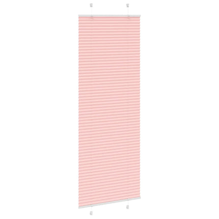Plisségardin Lyserød 80x200 cm Stofbredde 79,4 cm Polyester