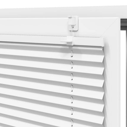 Plisségardin Hvid 65x100 cm Stofbredde 64,4 cm Polyester