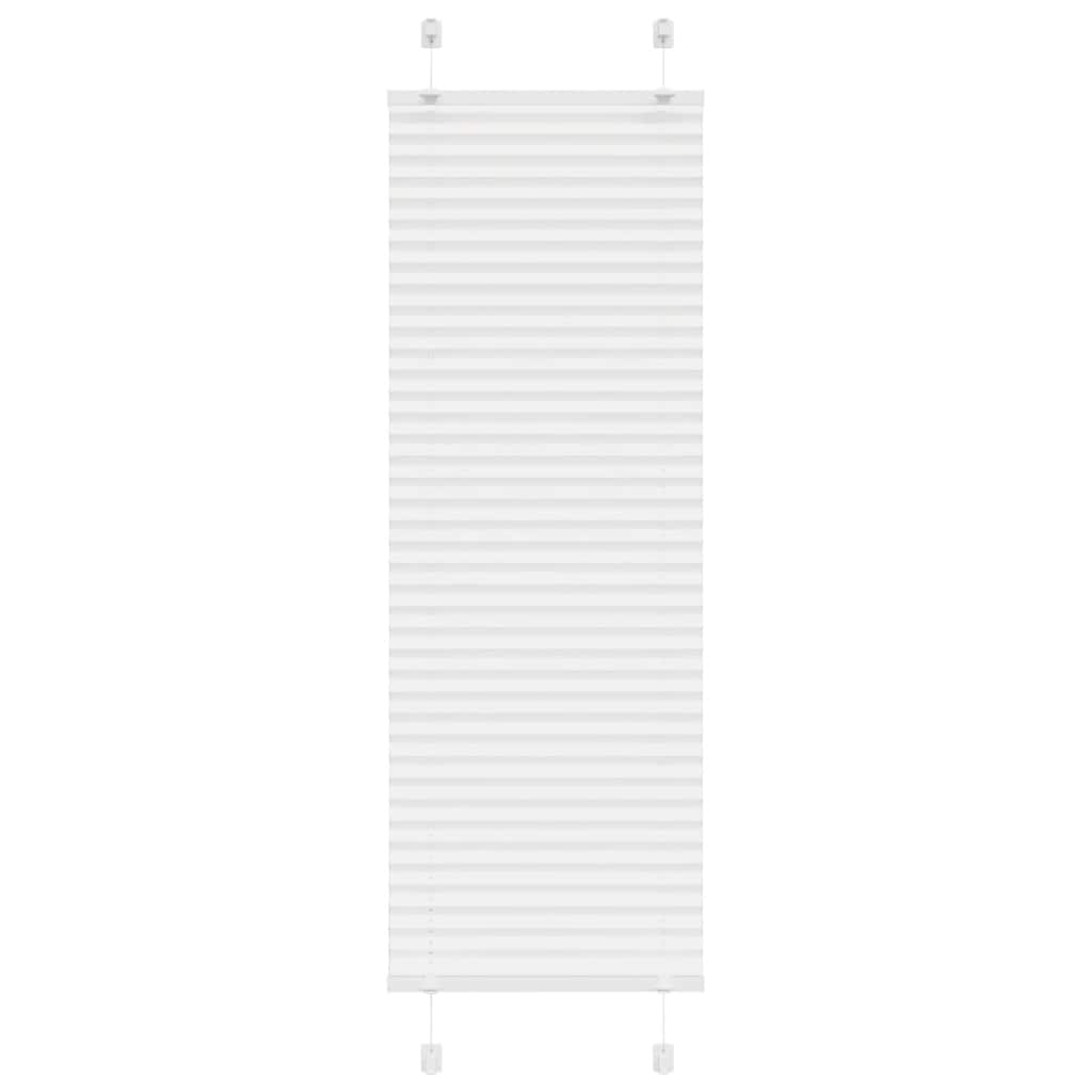 Plisségardin Hvid 40x150 cm Stofbredde 39,4 cm Polyester