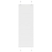 Plisségardin Hvid 40x150 cm Stofbredde 39,4 cm Polyester