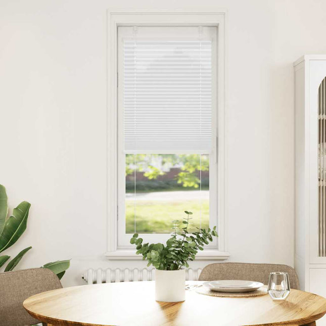 Plisségardin Hvid 50x150 cm Stofbredde 49,4 cm Polyester
