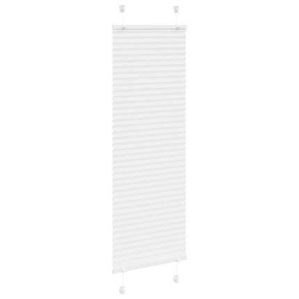 Plisségardin Hvid 50x150 cm Stofbredde 49,4 cm Polyester