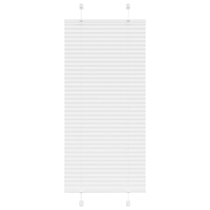 Plisségardin Hvid 55x150 cm Stofbredde 54,4 cm Polyester