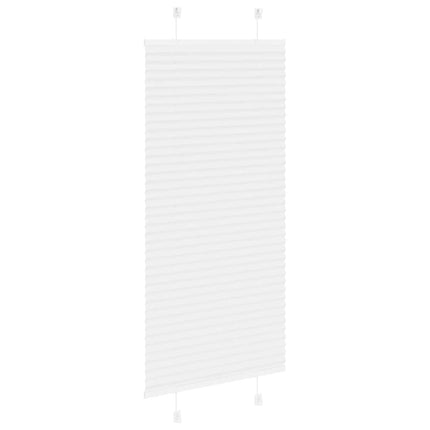 Plisségardin Hvid 55x150 cm Stofbredde 54,4 cm Polyester