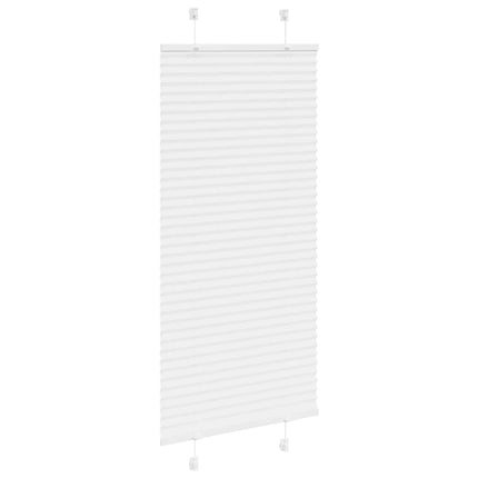 Plisségardin Hvid 60x150 cm Stofbredde 59,4 cm Polyester