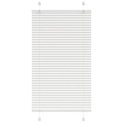 Plisségardin Hvid 75x150 cm Stofbredde 74,4 cm Polyester