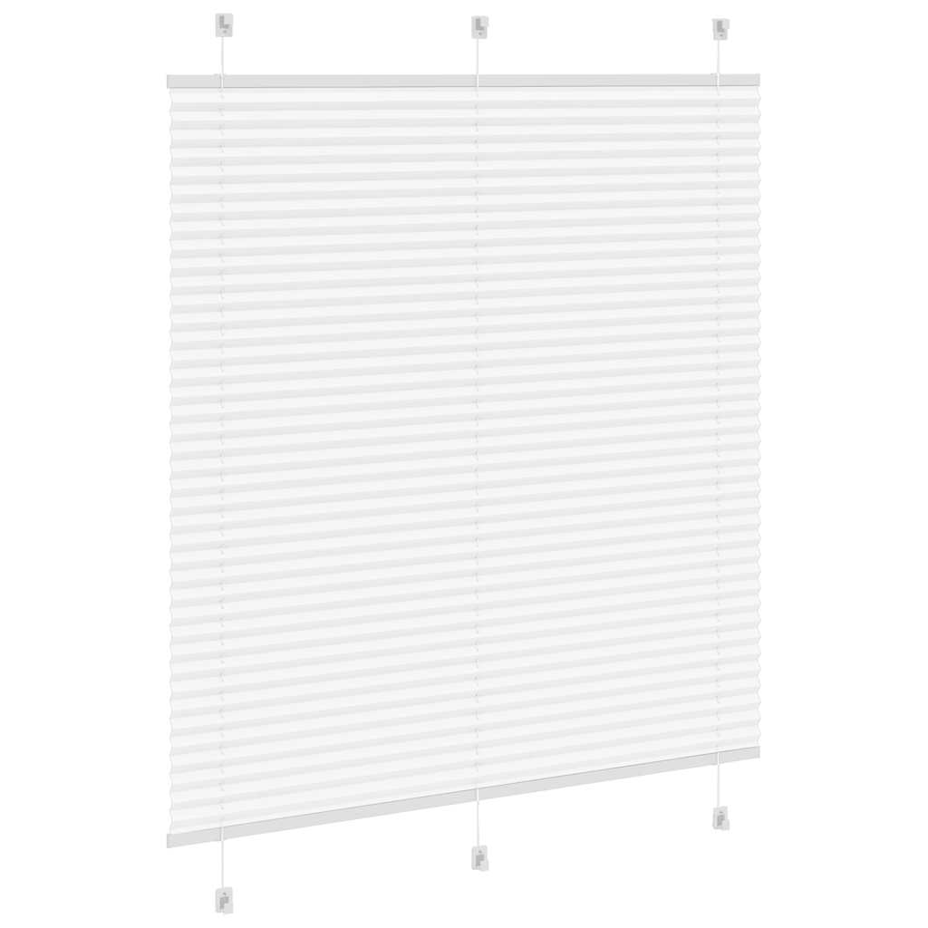 Plisségardin Hvid 115x150 cm Stofbredde 114,4 cm Polyester