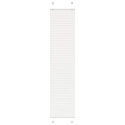 Plisségardin Hvid 40x200 cm Stofbredde 39,4 cm Polyester