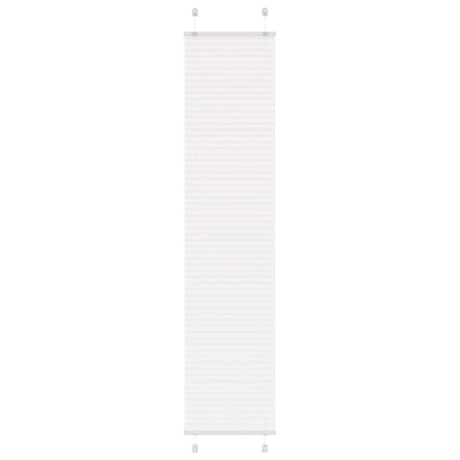 Plisségardin Hvid 40x200 cm Stofbredde 39,4 cm Polyester