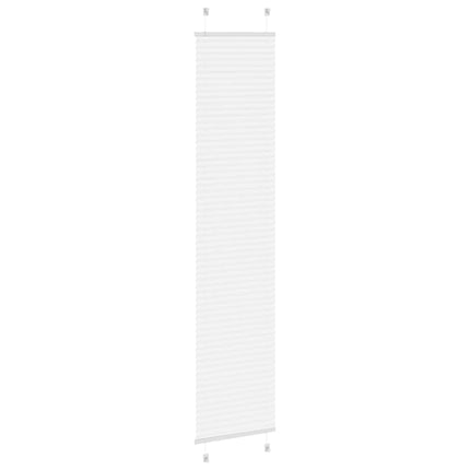 Plisségardin Hvid 40x200 cm Stofbredde 39,4 cm Polyester
